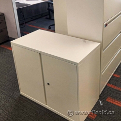 2 Door White Storage Cabinet